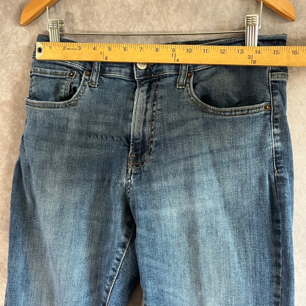 Lucky Brand 412 Athletic Slim Jeans Mens 32x30 Blue Medium Wash Denim *See Pics* - Picture 9 of 13